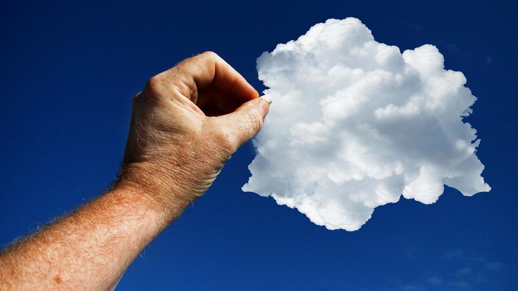 Cloud network illustration