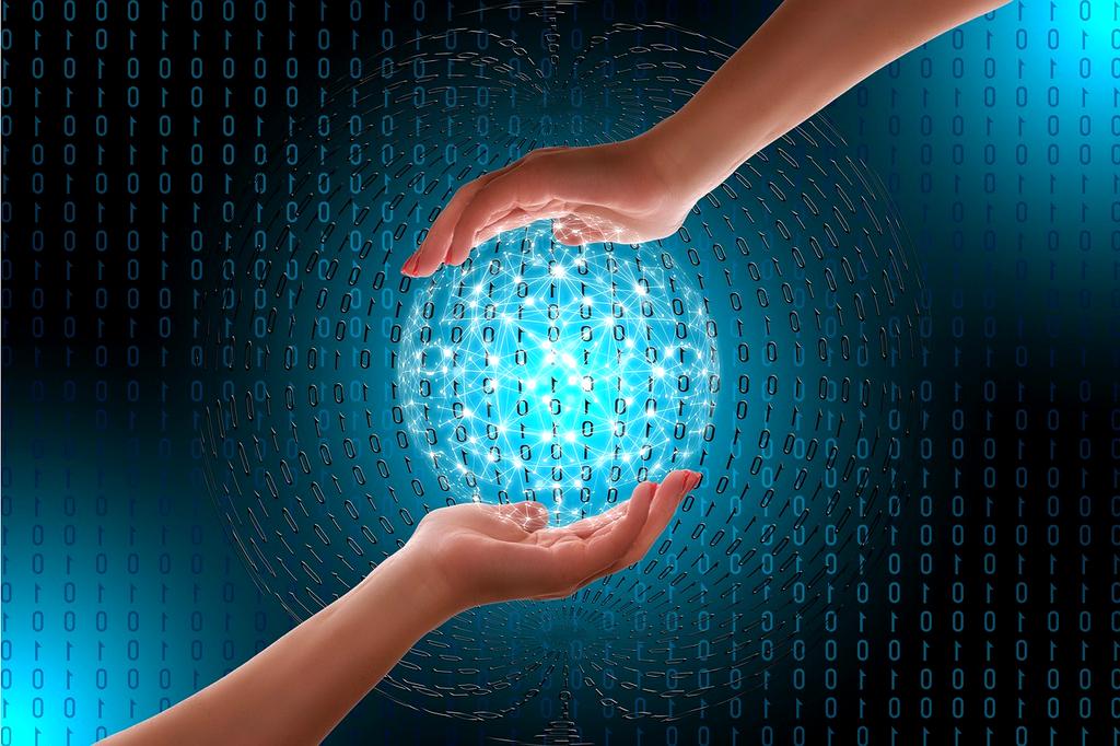 Cloud Solutions Abstract Background